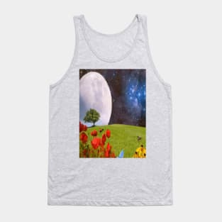 Landscape galaxy pattern Tank Top